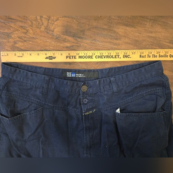 Marithé François Girbaud Blue Authentic Trousers Pants Mens 42x32 Athletic Fit - Picture 8 of 8